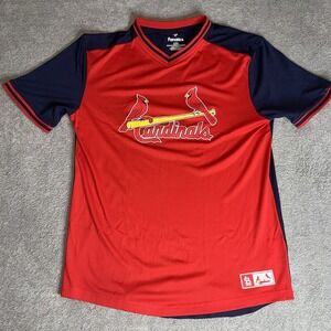 Fanatics Men's St. Louis Cardinals Short Sleeve Baseball Shirt Size Men's L